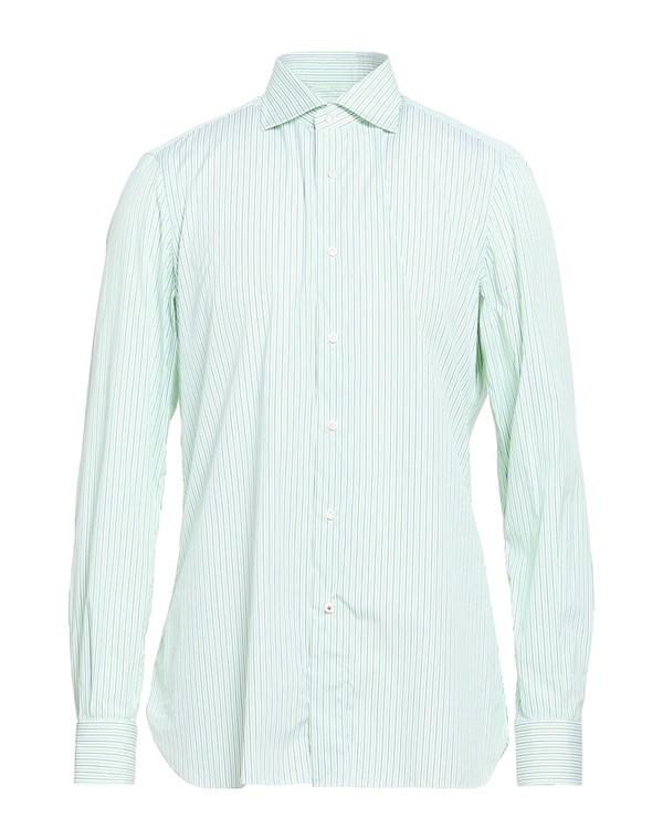 イザイア メンズ トップス シャツ ISAIA Light Green グリーン｜ReVida 店