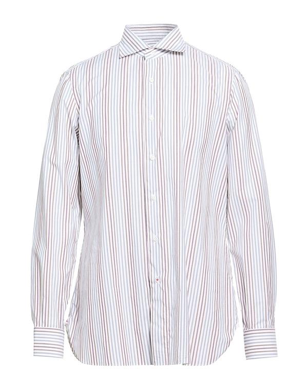イザイア メンズ トップス シャツ ISAIA Off White オフホワイト｜ReVida 店