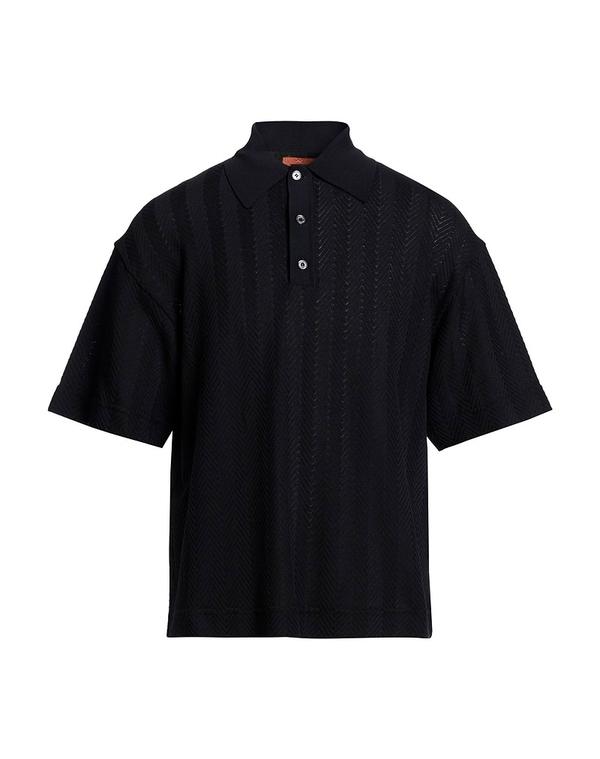 ミッソーニ メンズ トップス スポーツシャツ MISSONI Black 黒いこと
