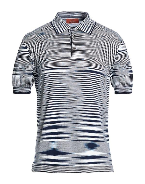 ミッソーニ メンズ トップス スポーツシャツ MISSONI Navy 米国海軍
