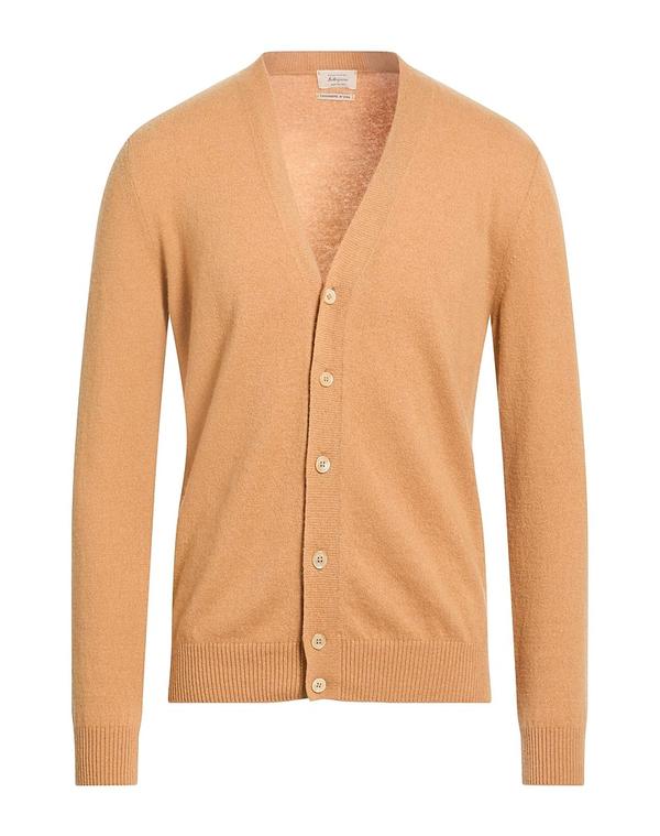 ダニエル フィエゾリ メンズ アウター ジレー カシミール編み物 DANIELE FIESOLI Camel 駱駝