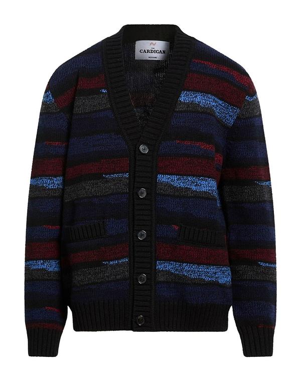 ミッソーニ メンズ アウター ジレー MISSONI Midnight Blue 青碧