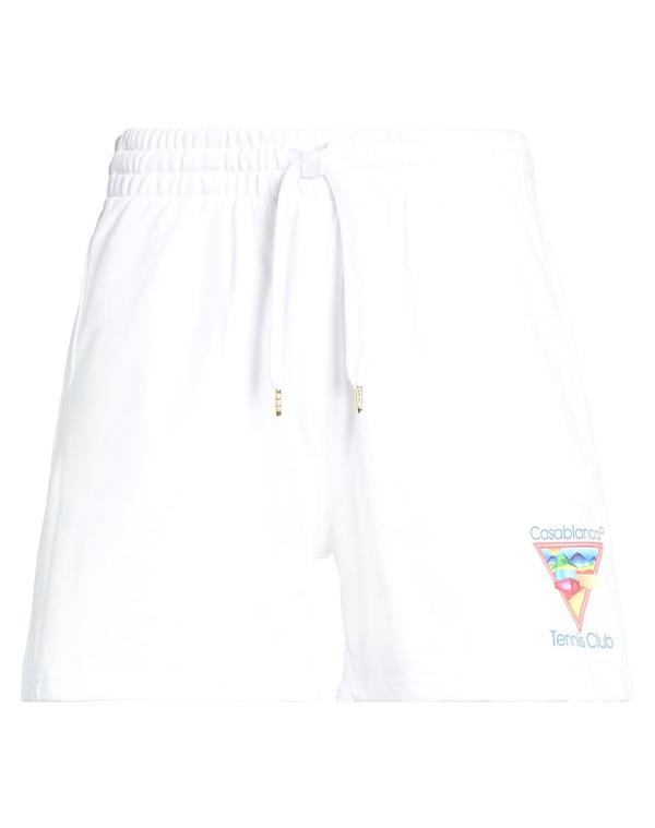 カサブランカ メンズ ボトムス ハーフパンツ・ショーツ ショートパンツ&バミューダパンツ CASABLANCA & White ホワイト｜ReVida 店