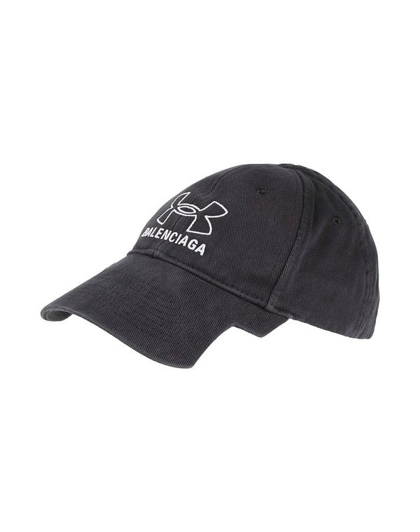 バレンシアガ メンズ 付属物 鳥打ち帽 BALENCIAGA Black 黒いこと