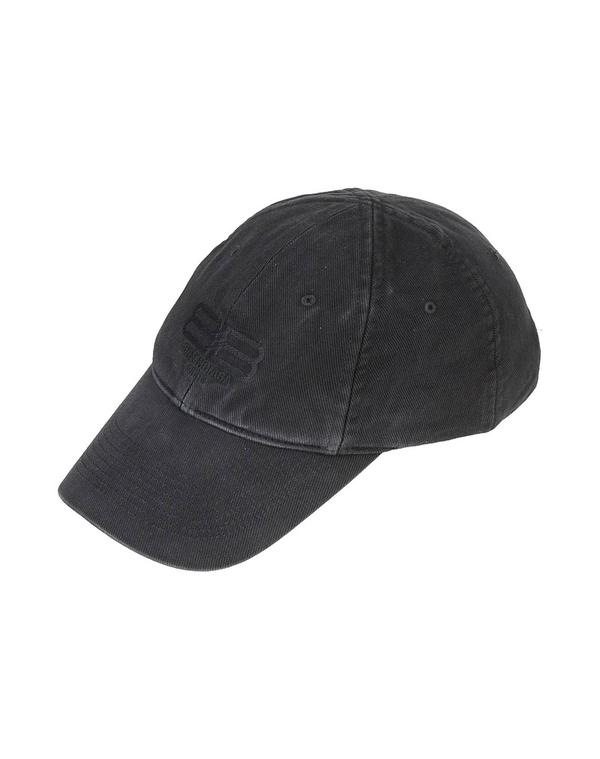 バレンシアガ メンズ 付属物 鳥打ち帽 BALENCIAGA Black 黒いこと