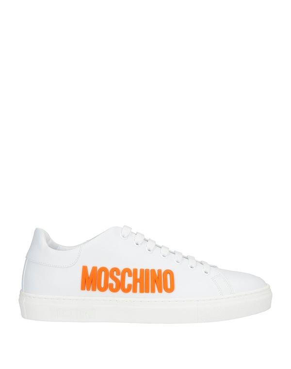モスキーノ メンズ シューズ スニーカー MOSCHINO White ホワイト|ReVida 店