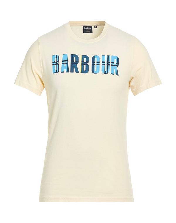 バブアー メンズ トップス ティーシャツ BARBOUR Ivory 象牙色
