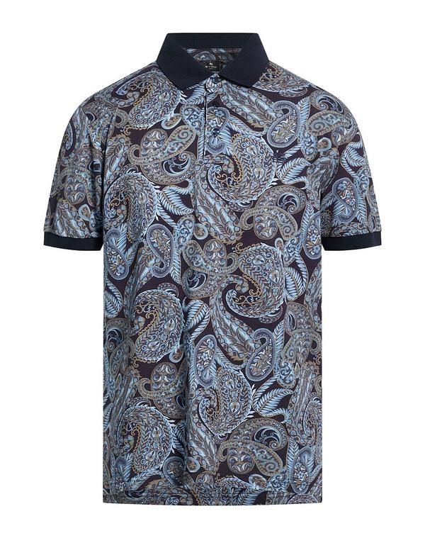 エトロ メンズ トップス スポーツシャツ ETRO Midnight Blue 青碧