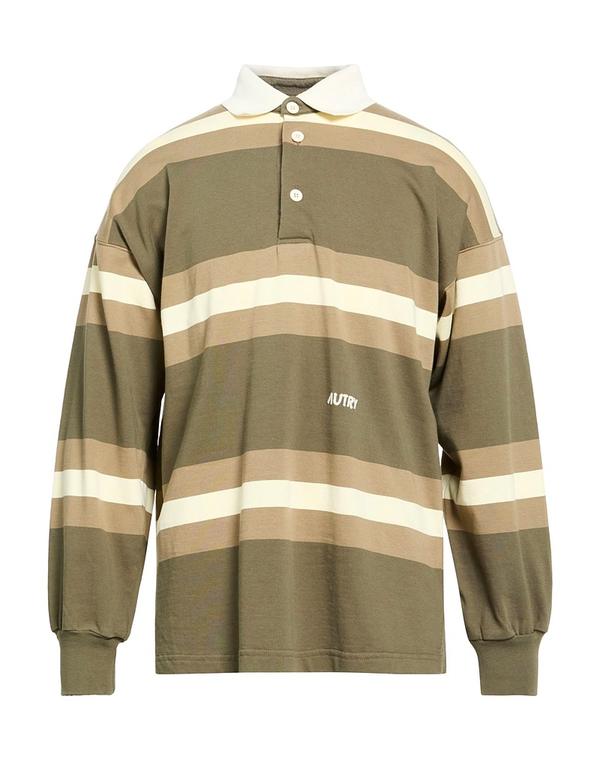 オートリ― メンズ トップス スポーツシャツ AUTRY Military Green 緑であること