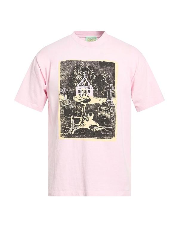 アリーズ メンズ トップス ティーシャツ ARIES Light Pink さくら色