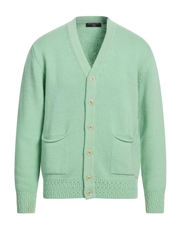 ダニエル フィエゾリ メンズ アウター ジレー DANIELE FIESOLIght Green 緑であること
