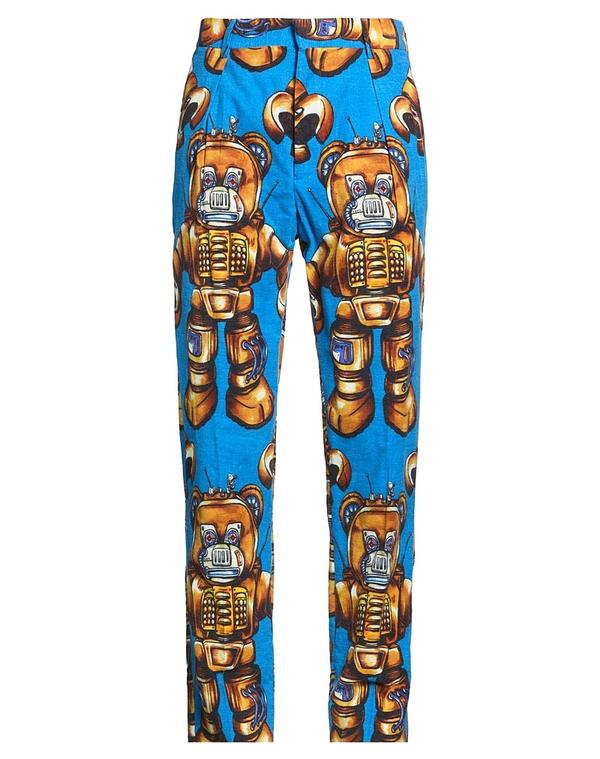 モスキーノ メンズ ボトムス カジュアルパンツ MOSCHINO Azure Blue ブルー｜ReVida 店