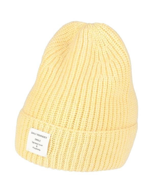 ダニエル フィエゾリ メンズ 付属物 鳥打ち帽 DANIELE FIESOLI Pastel Yellow 黄色