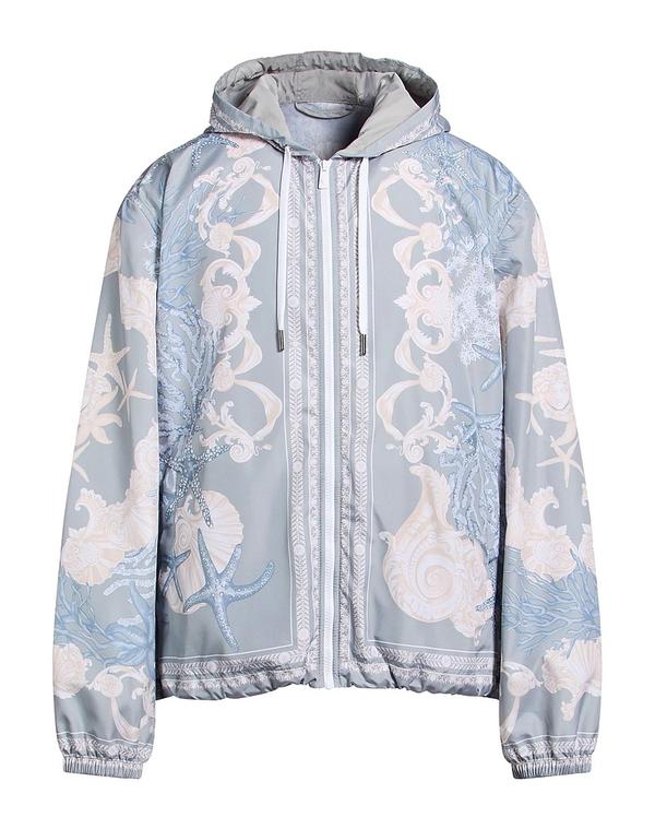 ヴェルサーチ メンズ アウター 上衣・上衣 VERSACE Gray 薄墨色