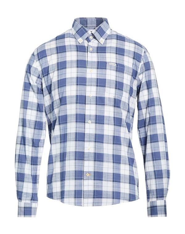 バブアー メンズ トップス プルオーバー BARBOUR Light Blue 青碧