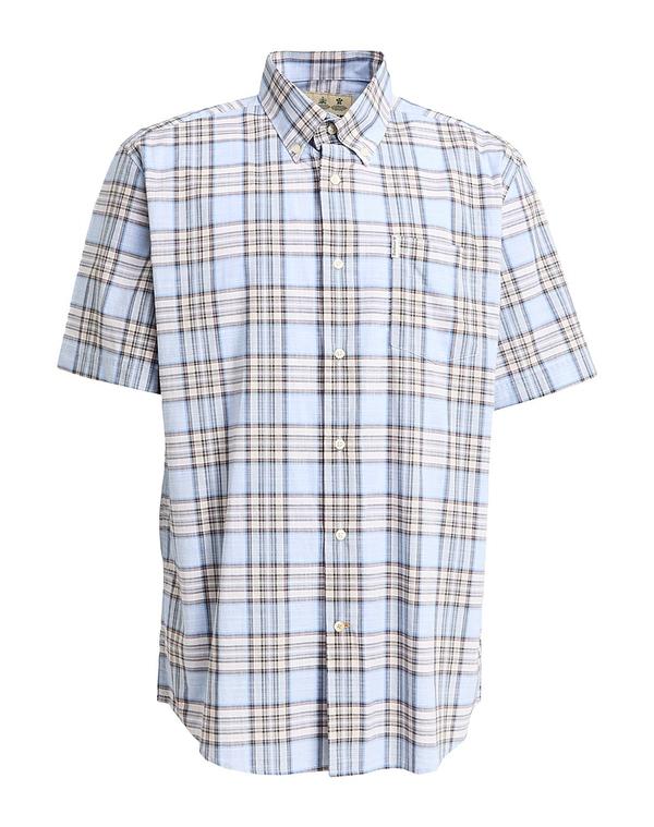 バブアー メンズ トップス プルオーバー BARBOUR Azure Blue 青碧