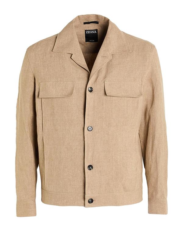 ゼニア メンズ アウター 上衣・上衣 ZEGNA Khaki カーキ