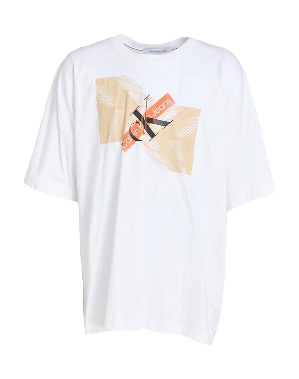 カルバンクライン メンズ トップス プルオーバー CALVIN KLEIN JEANS White 白いこと