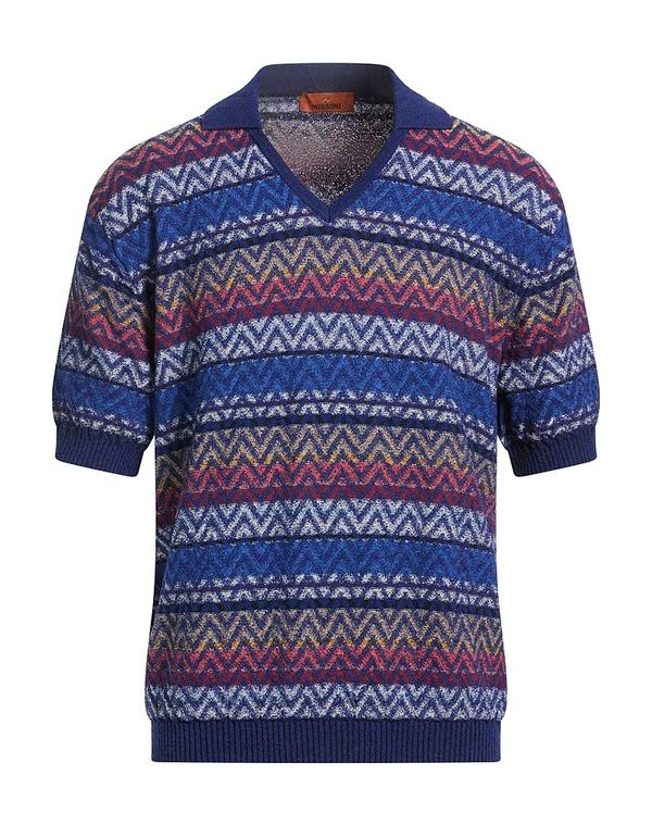 ミッソーニ メンズ トップス ティーシャツ ティーシャツ MISSONI Navy 米国海軍