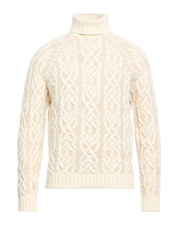 イザイア メンズ アウター ジレー カシミール編み物 ISAIA Ivory 象牙色