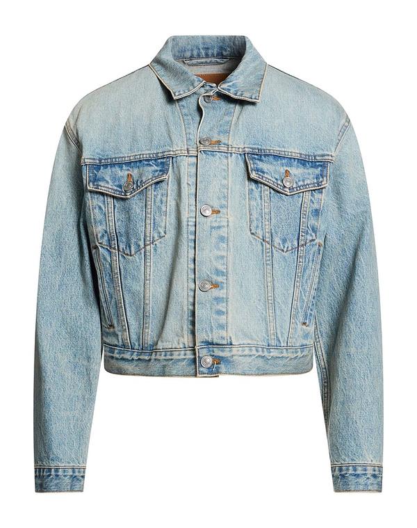 バレンシアガ メンズ アウター 上衣・上衣 ジーンズ上衣 BALENCIAGA Blue 青碧