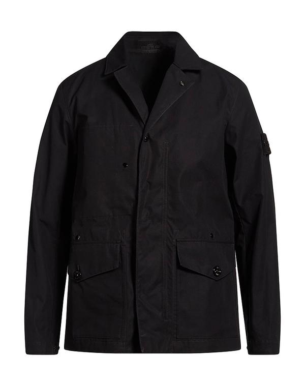 ストーンアイランド メンズ アウター 上衣・上衣 STONE ISLAND Black 黒いこと