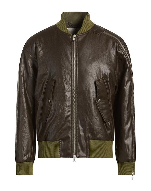 ドリス・ヴァン・ノッテン メンズ アウター 上衣・上衣 ボンバージャケット DRIES VANOTEN Military Green 緑であること