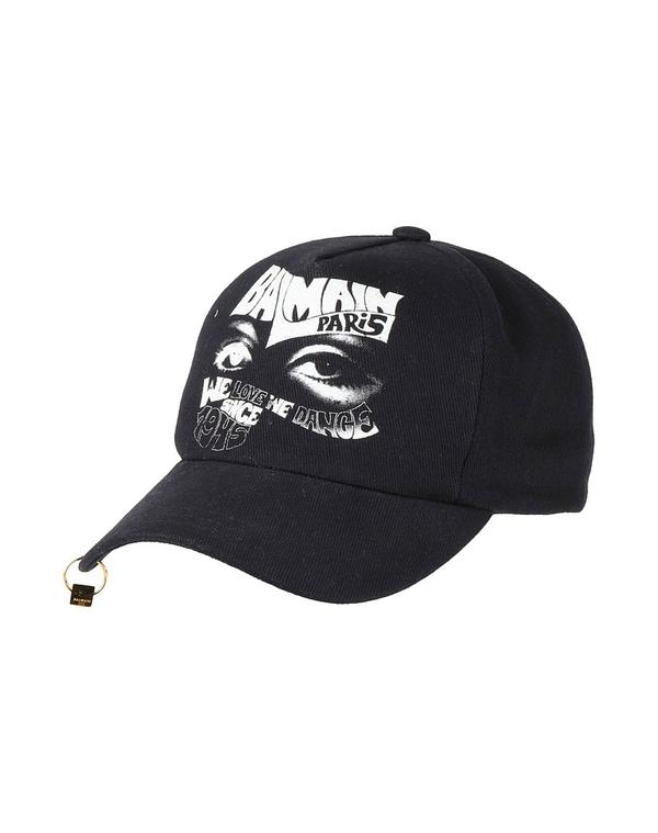 バルマン メンズ 添え物 かぶり笠 BALMAIN Black 黒いこと