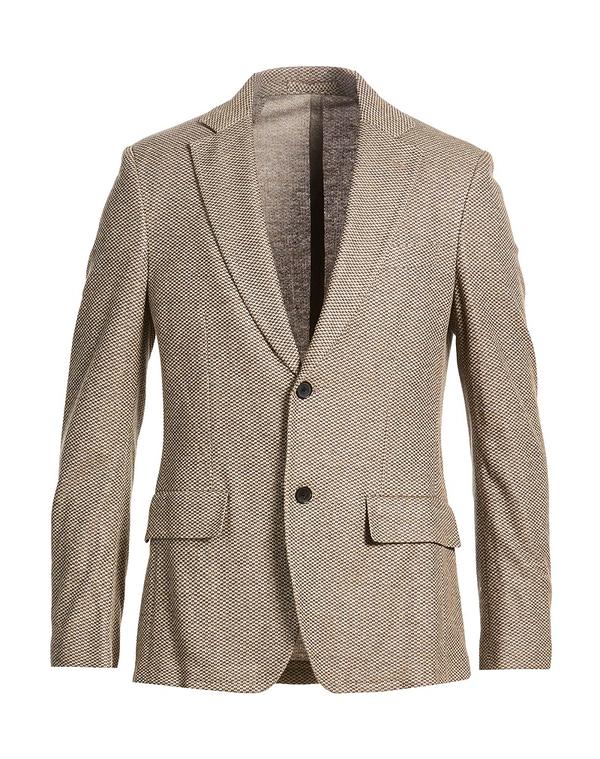フェラガモ メンズ アウター 上衣・上衣 テーラードジャケット FERRAGAMO Beige ベージュ