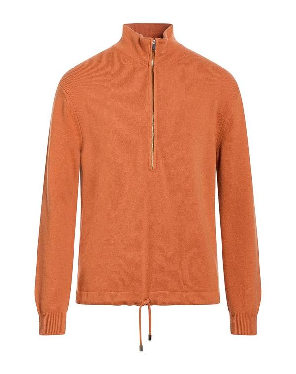 ダニエル フィエゾリ メンズ アウター ジレー チャック付き添い人編み物 DANIELE FIESOLI Salmon Pink サクラ色