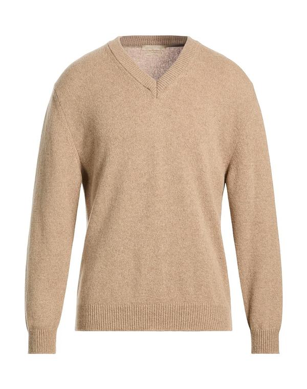 ダニエル フィエゾリ メンズ アウター ジレー カシミール編み物 DANIELE FIESOLI Camel 駱駝
