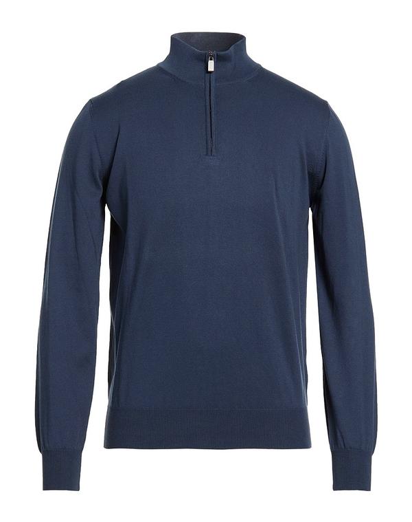 カナーリ メンズ アウター ジレー チャック付き添い人編み物 CANALI Navy 米国海軍
