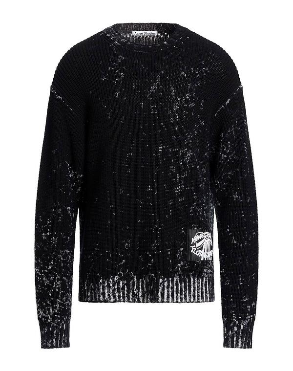 アクネ ストゥディオズ メンズ トップス プルオーバー ティーシャツ ACNE STUDIOS Black 黒いこと