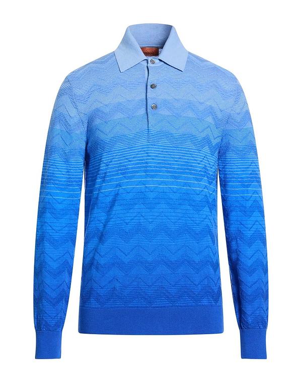 ミッソーニ メンズ トップス ティーシャツ ティーシャツ MISSONI Azure Blue 青碧