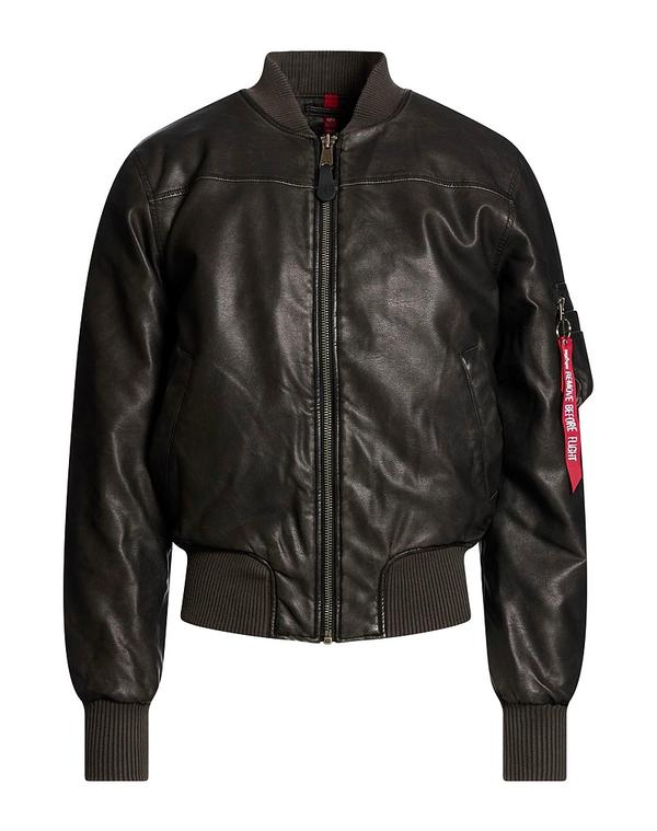 アルファインダストリーズ メンズ アウター 上衣・上衣 ALPHA INDUSTRIES Charcoal 濃灰色