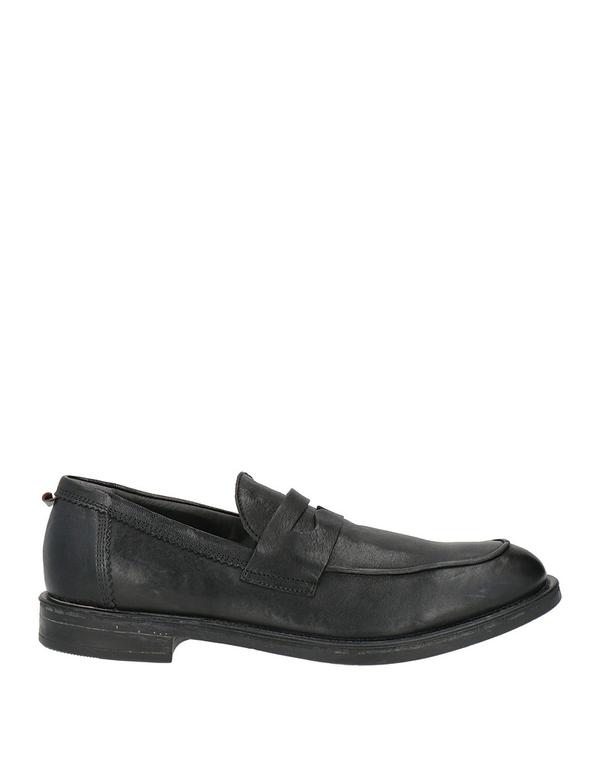 モマ メンズ シューズ スリッポン・ローファー モカシン MOMA Black 黒いこと