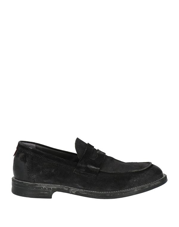 モマ メンズ シューズ スリッポン・ローファー モカシン MOMA Black 黒いこと