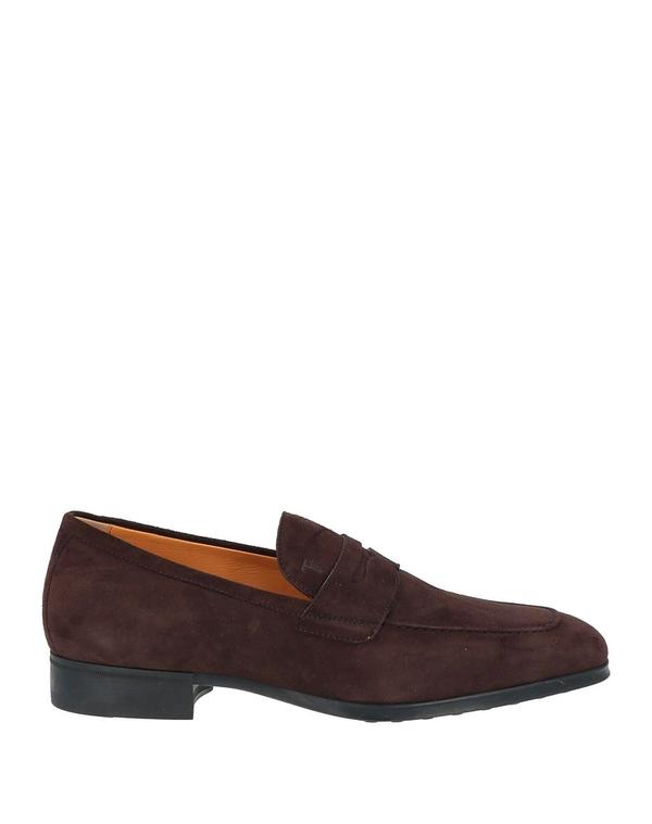 トッズ メンズ シューズ スリッポン・ローファー モカシン TOD\u0027S Dark Brown 赤銅色