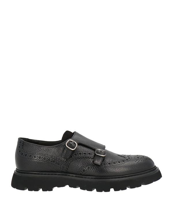 ドンカルズ メンズ シューズ スリッポン・ローファー モカシン DOUCAL\u0027S Black 黒いこと