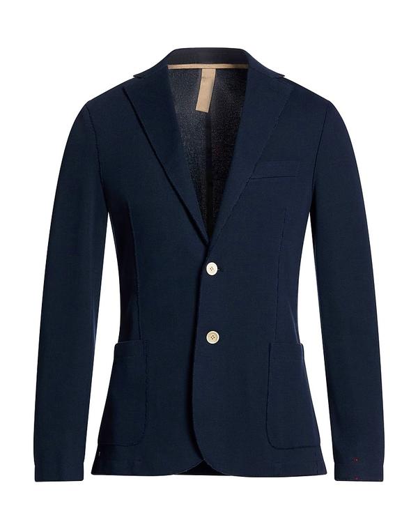 イレブンティ メンズ アウター ジャケット・ブルゾン テーラードジャケット ELEVENTY Navy ネイビー｜ReVida 店