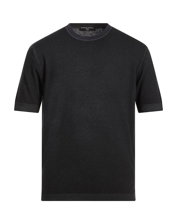 ダニエル フィエゾリ メンズ トップス プルオーバー ティーシャツ DANIELE FIESOLI Black 黒いこと