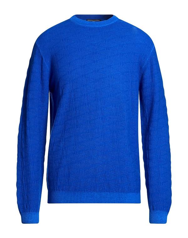 ダニエル フィエゾリ メンズ トップス プルオーバー ティーシャツ DANIELE FIESOLI Bright Blue 青色