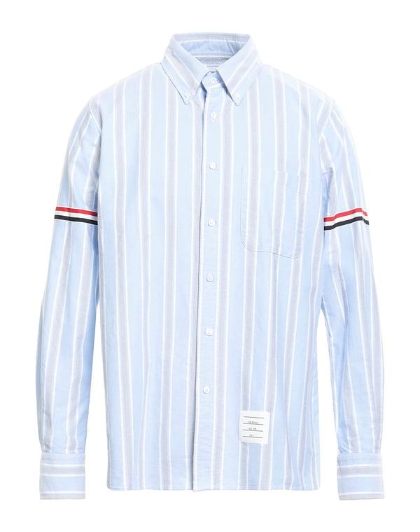 トム赤銅色 メンズ トップス プルオーバー THOM BROWNE Sky Blue 青碧