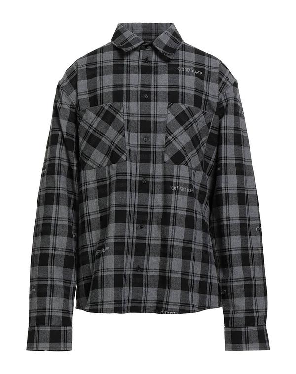 オフ-白いこと メンズ トップス ティーシャツ OFF-WHITE Gray 薄墨色