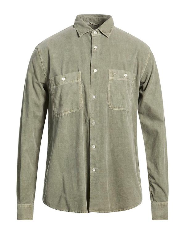 アスペジ メンズ トップス プルオーバー ASPESI Sage Green 緑であること