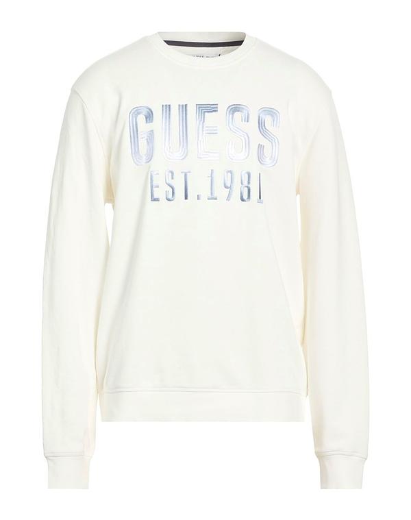 ゲス メンズ アウター パーカー・スウェット GUESS White 白いこと
