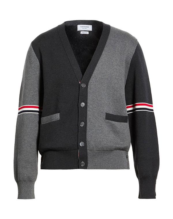 トム赤銅色 メンズ アウター ジレー THOM BROWNE Gray 薄墨色