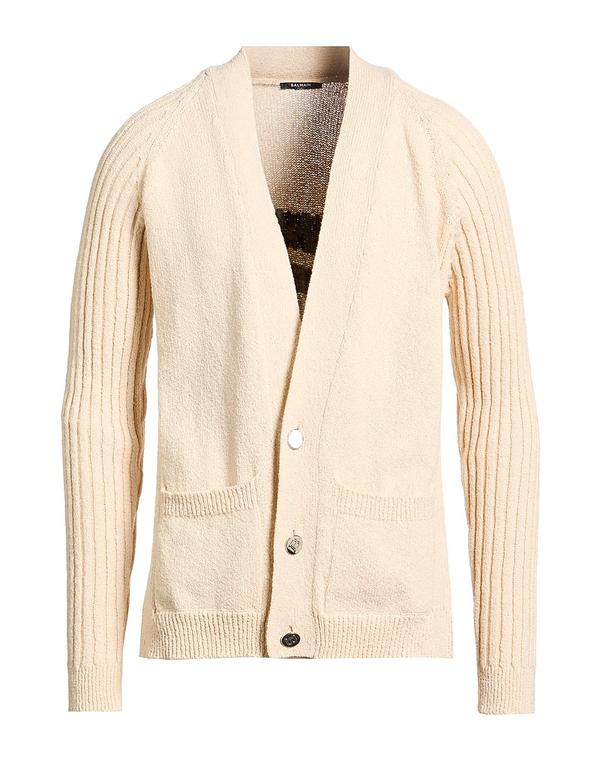 バルマン メンズ アウター ジレー BALMAIN Off White 象牙色