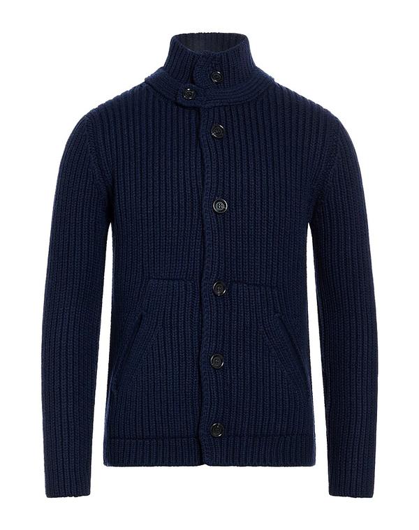 ダニエル フィエゾリ メンズ アウター ジレー DANIELE FIESOLI Midnight Blue 青碧