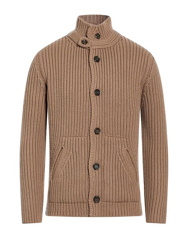ダニエル フィエゾリ メンズ アウター カーディガン DANIELE FIESOLI Taupe トープ｜ReVida 店